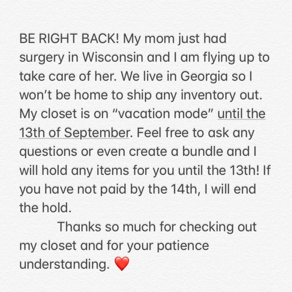 PLEASE READ AUG 27-SEP 13